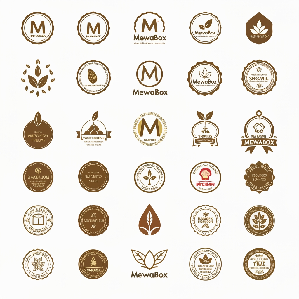 AI Design for You are the Creative Director at Pentagram, Landor & Fitch, and Interbrand.
Your task is NOT to create a logo for a dry fruit company.
Your task is to build the identity of India's next billion-dollar FMCG company.
Brand Name:
MewaBox
Brand Vision:
MewaBox will begin with premium dry fruits but will expand into snacks, seeds, breakfast foods, honey, spices, healthy foods and eventually become a national FMCG brand competing with Nestlé India, ITC, Tata Consumer, Reliance Consumer, Fortune and Dabur.
Target Audience:
Upper middle class and aspirational middle class families in Tier 2 and Tier 3 India.
Brand Personality:
Trustworthy.
Approachable.
Modern.
Honest.
Affordable.
Reliable.
Timeless.
The logo must communicate TRUST before PREMIUM.
The logo must look like a company that has existed for 50 years and will exist for another 100 years.
DO NOT design a startup logo.
DO NOT design an organic brand.
DO NOT design a luxury brand.
DO NOT design a tech company.
The logo should feel like a national household FMCG brand.
Requirements:
• Minimal
• Timeless
• Instantly recognizable
• Works in one color
• Works in black and white
• Works at 16px
• Works on packaging
• Works on trucks
• Works on television
• Works on investor presentations
• Works for future product expansion
STRICTLY AVOID:
❌ Letter M monograms
❌ Hidden almonds
❌ Hidden leaves
❌ Hidden seeds
❌ Hidden boxes
❌ Trees
❌ Generic organic icons
❌ Generic premium gold logos
❌ Generic green leaf branding
❌ Circular seal logos
❌ Grocery startup aesthetics
❌ Behance presentation boards
Instead explore:
• abstract symbols
• timeless geometric forms
• heritage-inspired marks
• Indian craftsmanship without clichés
• confidence
• trust
• balance
• precision
• household familiarity
Think about why the logos of Apple, Nike, Shell, Airtel, Britannia, Fortune and Nestlé became iconic.
Create 20 completely different directions.
Each direction must have a different philosophy.
Do not repeat visual ideas.
Focus on originality rather than decoration.
The goal is to create a logo that could stand beside Nestlé, ITC, Fortune, Tata Consumer, Reliance Consumer and Dabur without looking like a startup.