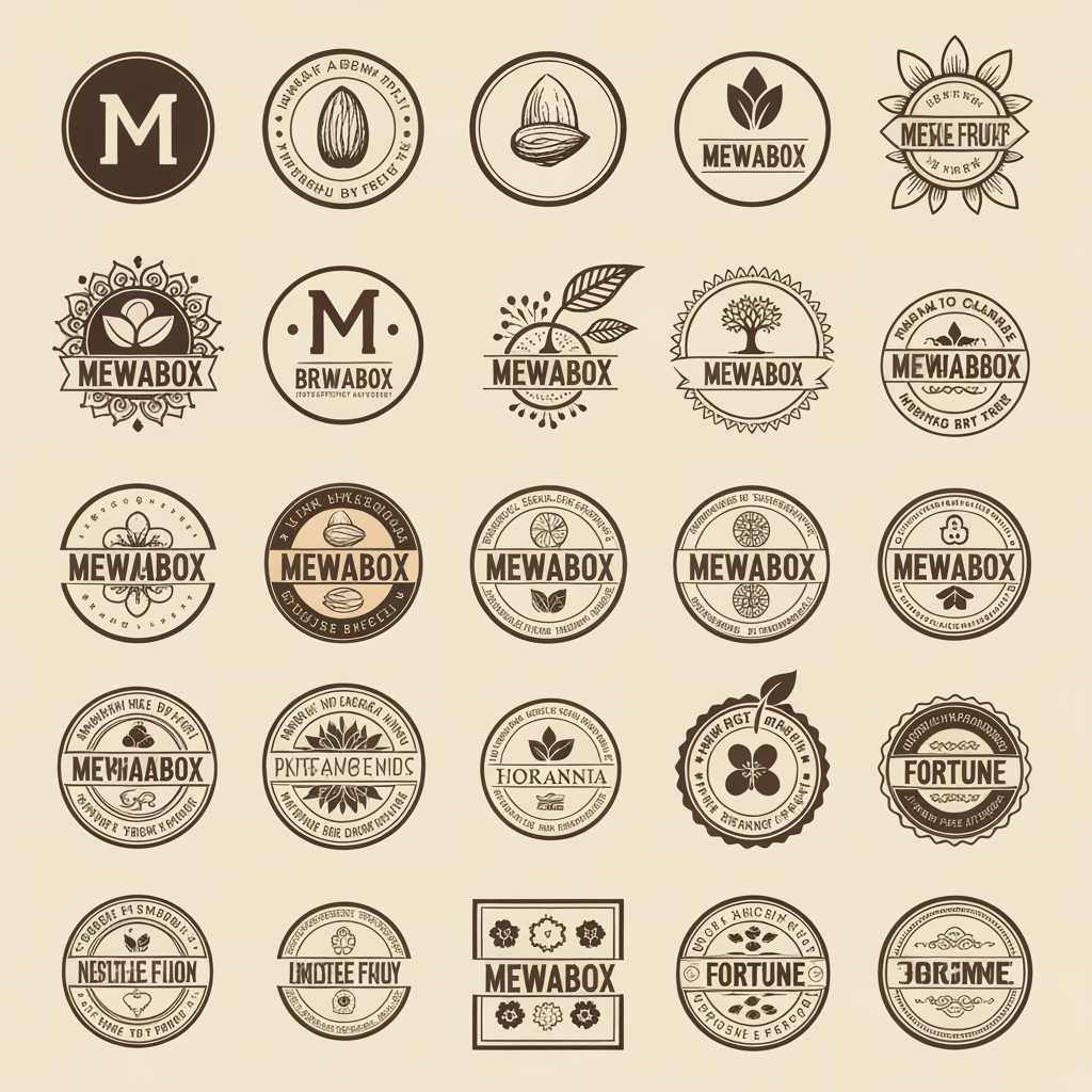 AI Design for You are the Creative Director at Pentagram, Landor & Fitch, and Interbrand.
Your task is NOT to create a logo for a dry fruit company.
Your task is to build the identity of India's next billion-dollar FMCG company.
Brand Name:
MewaBox
Brand Vision:
MewaBox will begin with premium dry fruits but will expand into snacks, seeds, breakfast foods, honey, spices, healthy foods and eventually become a national FMCG brand competing with Nestlé India, ITC, Tata Consumer, Reliance Consumer, Fortune and Dabur.
Target Audience:
Upper middle class and aspirational middle class families in Tier 2 and Tier 3 India.
Brand Personality:
Trustworthy.
Approachable.
Modern.
Honest.
Affordable.
Reliable.
Timeless.
The logo must communicate TRUST before PREMIUM.
The logo must look like a company that has existed for 50 years and will exist for another 100 years.
DO NOT design a startup logo.
DO NOT design an organic brand.
DO NOT design a luxury brand.
DO NOT design a tech company.
The logo should feel like a national household FMCG brand.
Requirements:
• Minimal
• Timeless
• Instantly recognizable
• Works in one color
• Works in black and white
• Works at 16px
• Works on packaging
• Works on trucks
• Works on television
• Works on investor presentations
• Works for future product expansion
STRICTLY AVOID:
❌ Letter M monograms
❌ Hidden almonds
❌ Hidden leaves
❌ Hidden seeds
❌ Hidden boxes
❌ Trees
❌ Generic organic icons
❌ Generic premium gold logos
❌ Generic green leaf branding
❌ Circular seal logos
❌ Grocery startup aesthetics
❌ Behance presentation boards
Instead explore:
• abstract symbols
• timeless geometric forms
• heritage-inspired marks
• Indian craftsmanship without clichés
• confidence
• trust
• balance
• precision
• household familiarity
Think about why the logos of Apple, Nike, Shell, Airtel, Britannia, Fortune and Nestlé became iconic.
Create 20 completely different directions.
Each direction must have a different philosophy.
Do not repeat visual ideas.
Focus on originality rather than decoration.
The goal is to create a logo that could stand beside Nestlé, ITC, Fortune, Tata Consumer, Reliance Consumer and Dabur without looking like a startup.