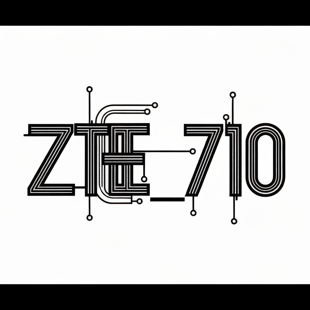 AI Design for MAKE A LOGO FOR AN EDITING CHANNEL NAMED ZTE_710 GIVE IT A CYBER PUNK LOOK AN DONT USE ANY COLURES ACCEPT BLACK AND WHITE MAKE THE LETTERS OVER LAP EACH OTHER LIKE IN A COOL WAY