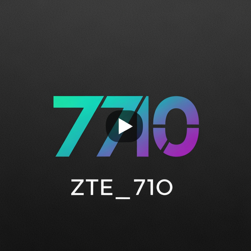 AI Design for MAKE A LOGO FOR AN EDITING CHANNEL NAMED ZTE_710