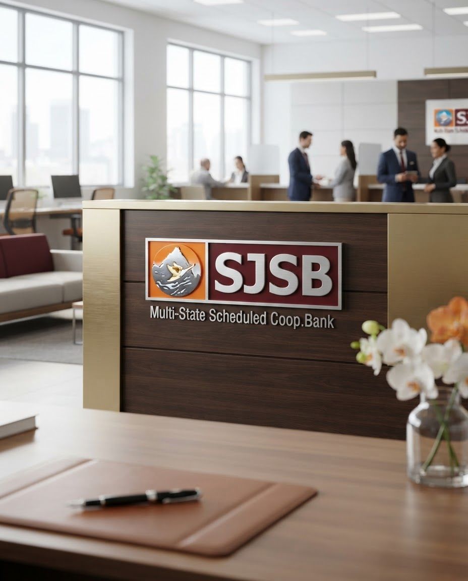 AI Design for Portrait social feed visual for brand. Scroll-stopping focal point, editorial crop, balanced foreground and background, designed for a 4:5 feed placement, no generated text or UI elements.
Incorporate the attached brand element reference image (Reference A: brand element "SJSB Bank Logo") into the composition where natural — preserve the depicted brand element's appearance.