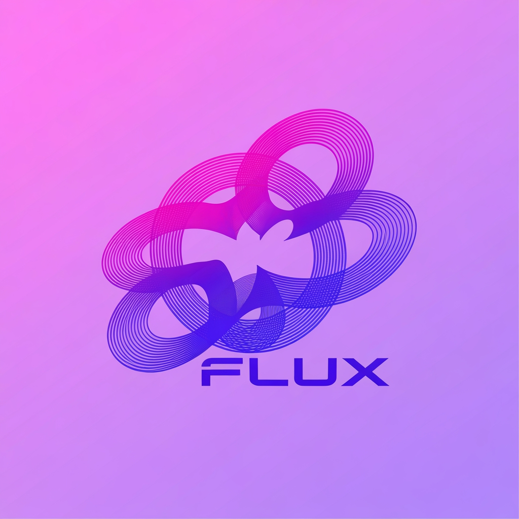 AI Design for a logo for unit called flux