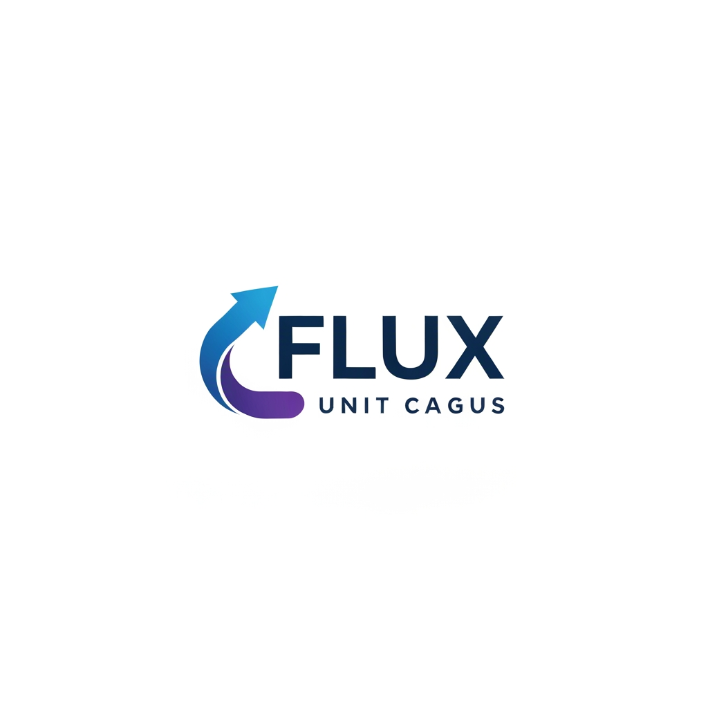 AI Design for a logo for unit called flux