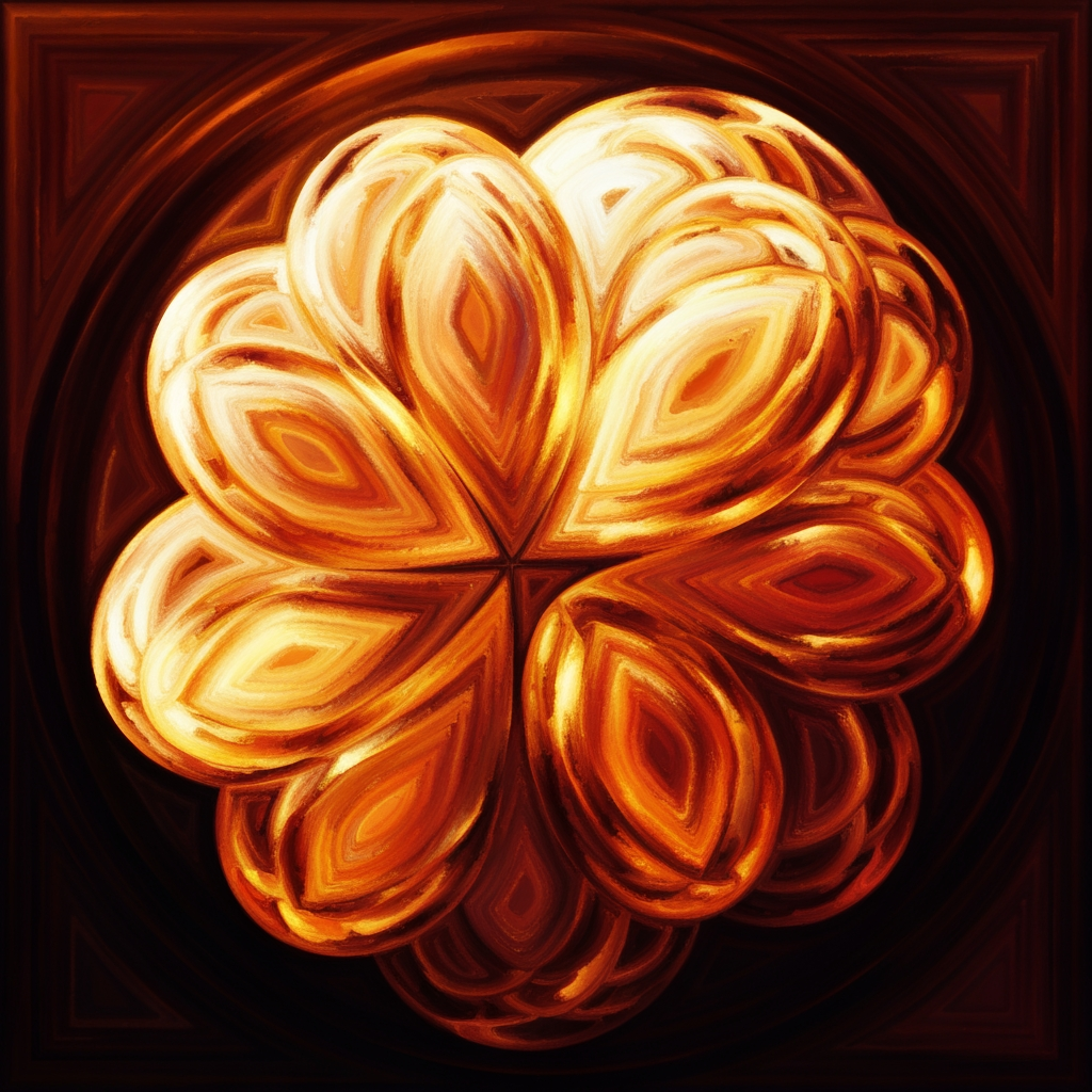 AI Design for This isnt about a bakery advertisement. Change the bread to an abstract image and the theme should be related to biblical content