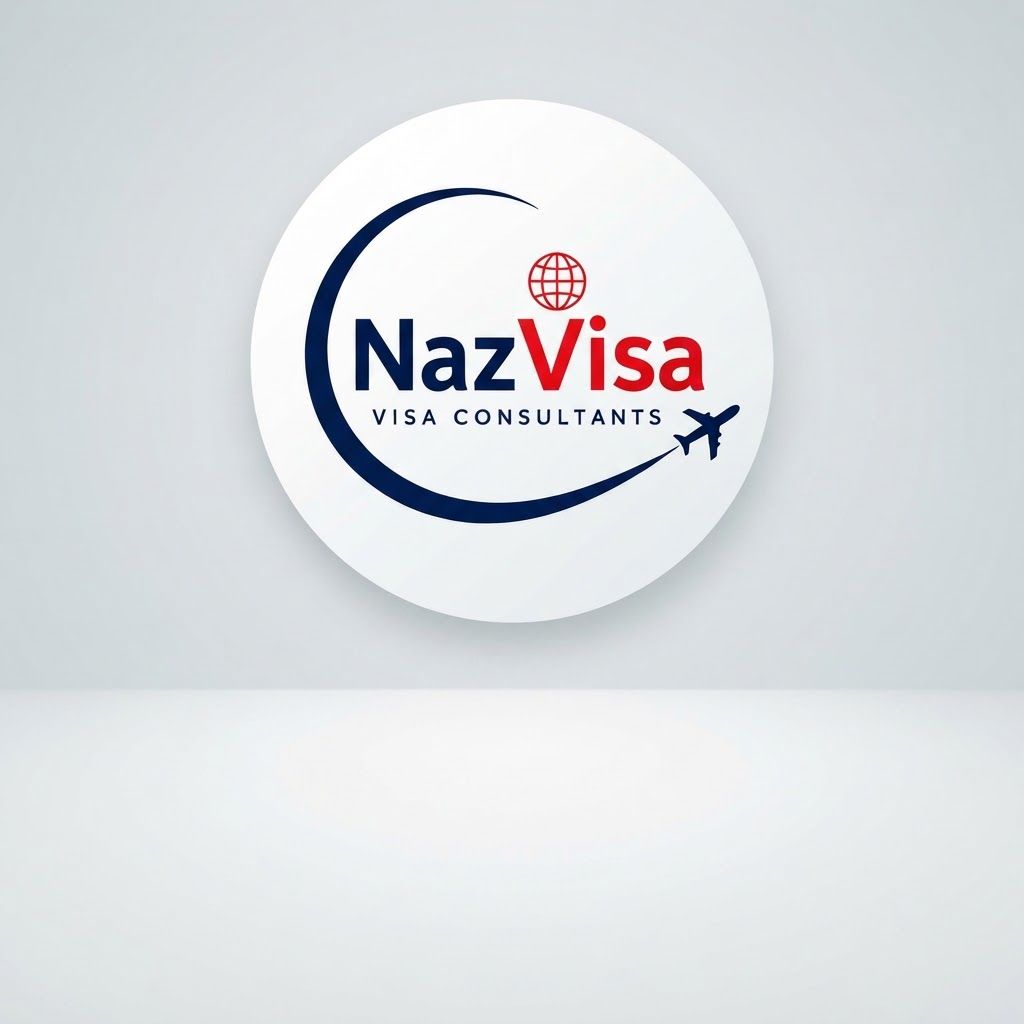 AI Design for Square social feed visual for brand. Strong central subject, clean composition, platform-ready crop, cohesive color and mood, clear empty area for caption or headline to be added later, no readable text generated.
Incorporate the attached brand element reference image (Reference A: brand element "NazVisa") into the composition where natural — preserve the depicted brand element's appearance.