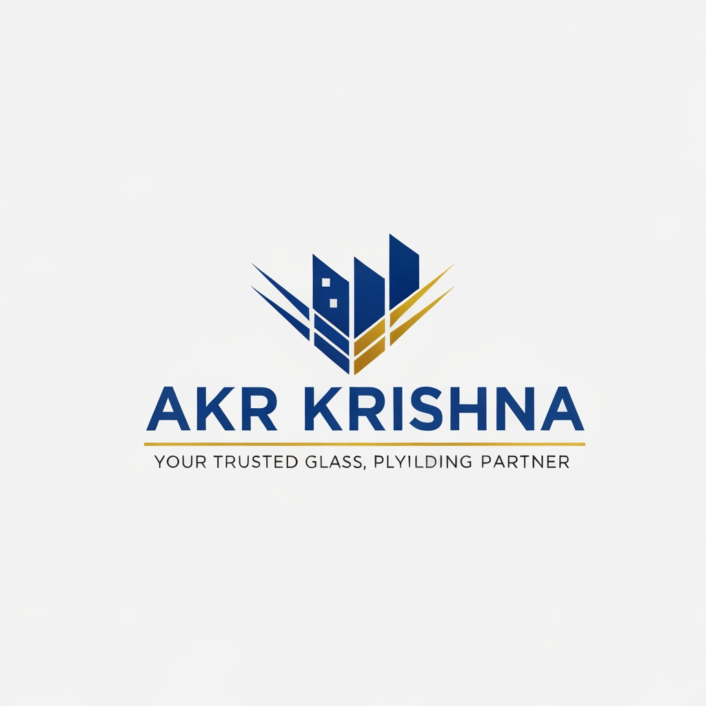AI Design for Business Name: AKR KRISHNA
Tagline: Your trusted building partner
Business Category:Hardware electrical glass plywood door Paint Plumbing
City : Karaikal and porayar. i want unique ppremium logo