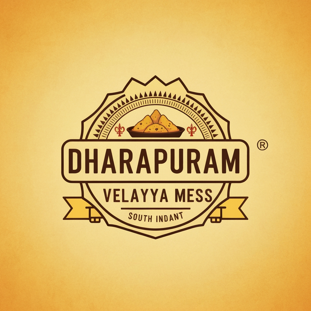 AI Design for DHARAPURAM VELAYYA MESS
NEED LOGO THIS IS RESTAURANT
