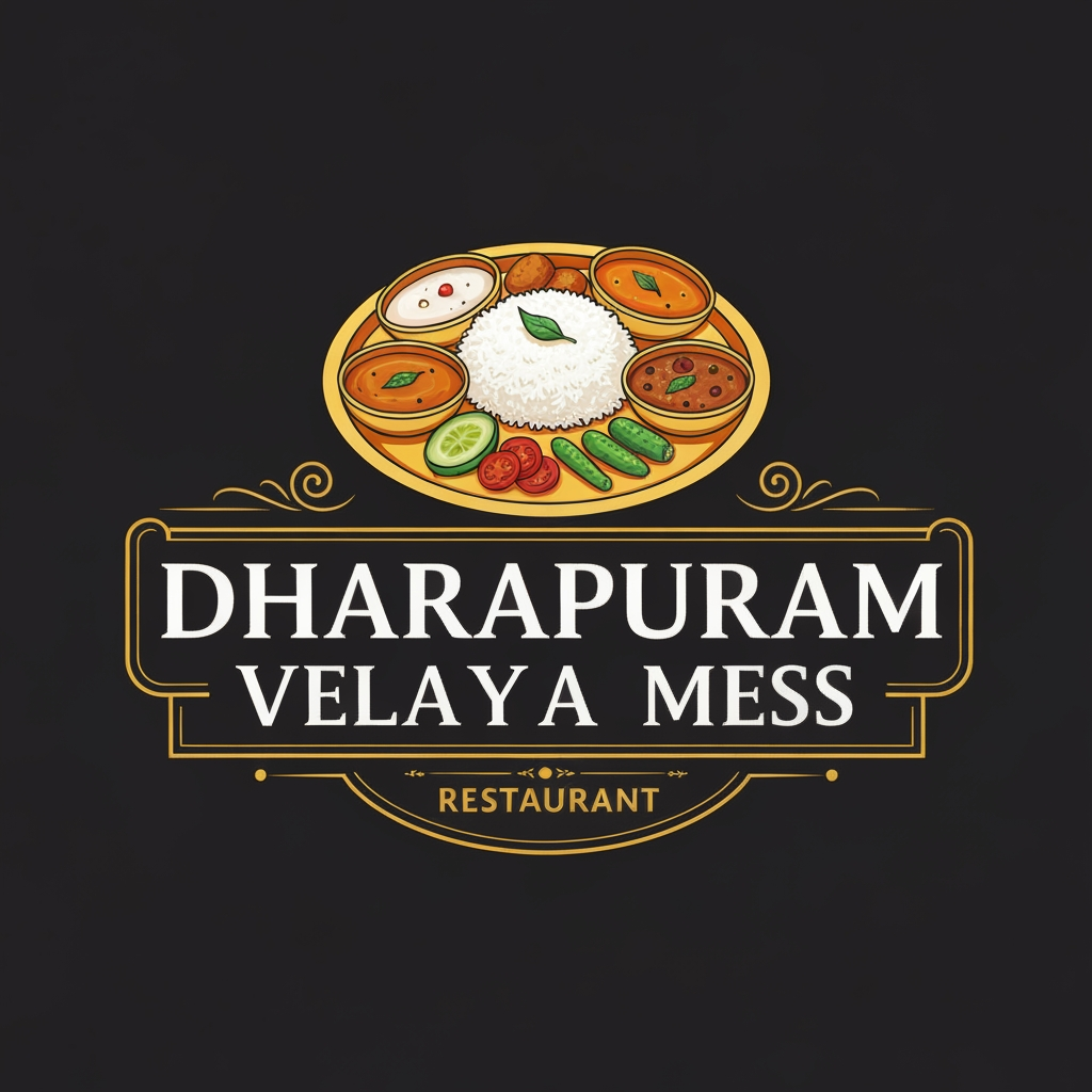 AI Design for DHARAPURAM VELAYYA MESS
NEED LOGO THIS IS RESTAURANT