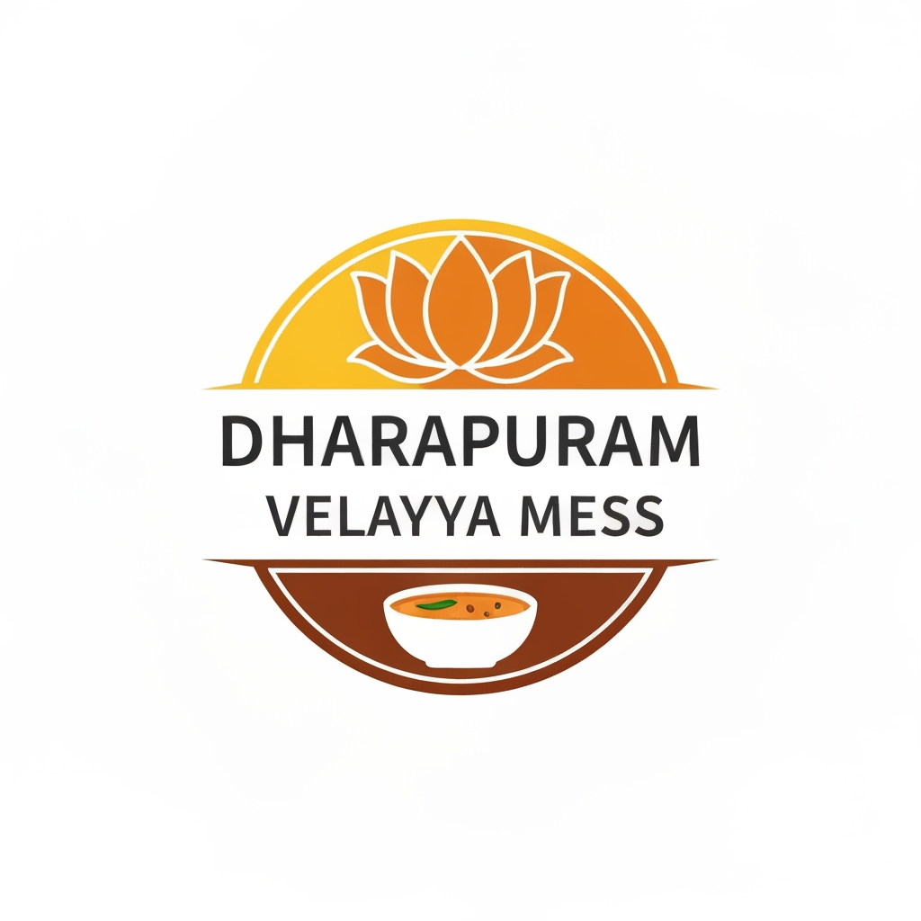 AI Design for DHARAPURAM VELAYYA MESS
NEED LOGO FOR OUR RESTAURANT WITH ROUND SHAPE VERY SIMPLE