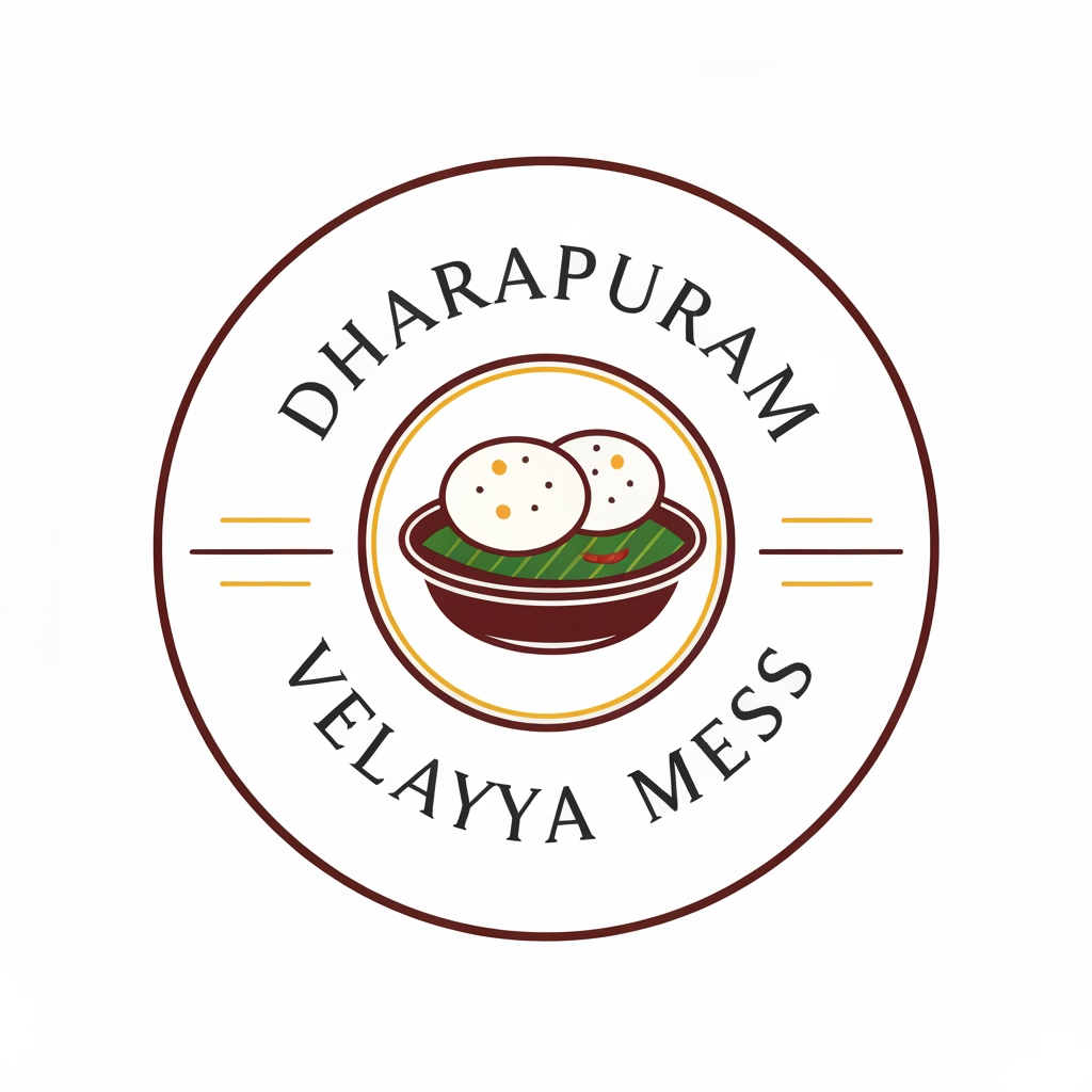 AI Design for DHARAPURAM VELAYYA MESS
NEED LOGO FOR OUR RESTAURANT WITH ROUND SHAPE VERY SIMPLE