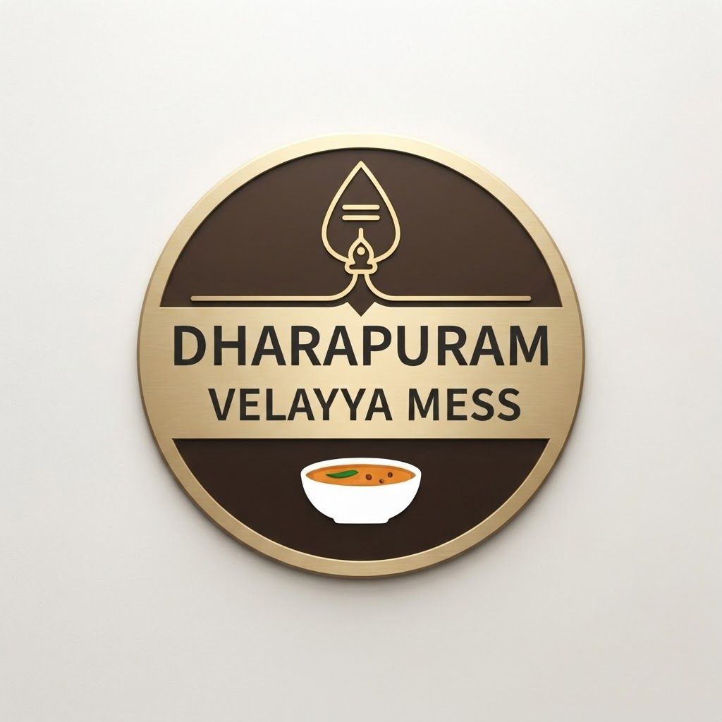 AI Design for DHARAPURAM VELAYYA MESS
NEED LOGO FOR OUR RESTAURANT WITH ROUND SHAPE VERY SIMPLE NEED A VEL SYMBOL