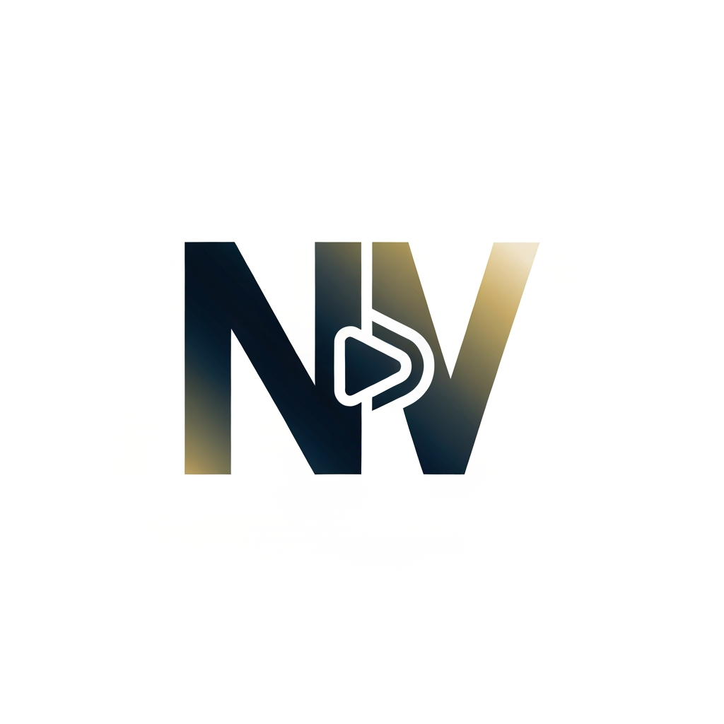 AI Design for The "Vault" Look: Bold, geometric N and V that interlock or form a shape resembling a heavy-duty vault door or a metallic lock mechanism.
The "News" Look: A sleek, modern sans-serif font where the N and V connect, perhaps with a subtle "play" button or "broadcast" signal line integrated into the letters.
The Minimalist: Clean, sharp lines with high contrast—think black and gold or deep blue and white—for a professional, trustworthy news aesthetic.