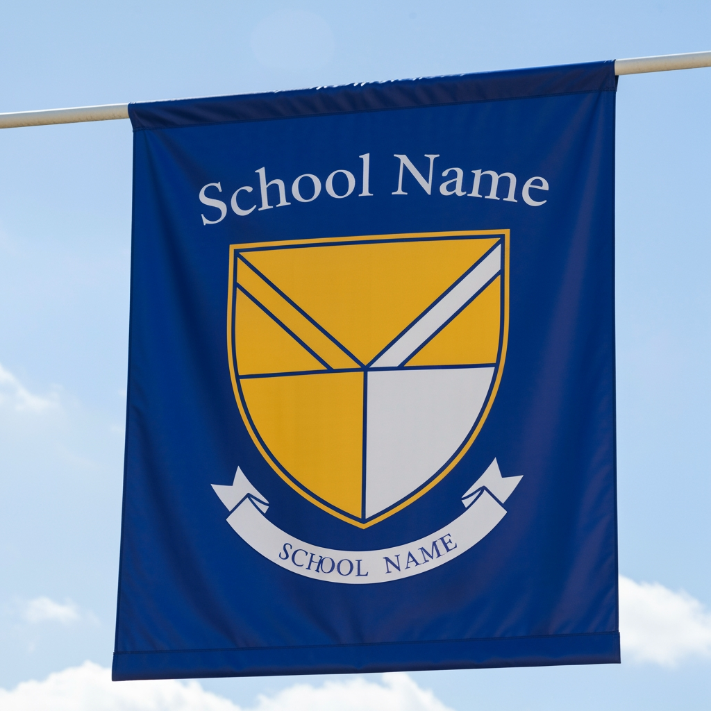 AI Design for create a banner of a school