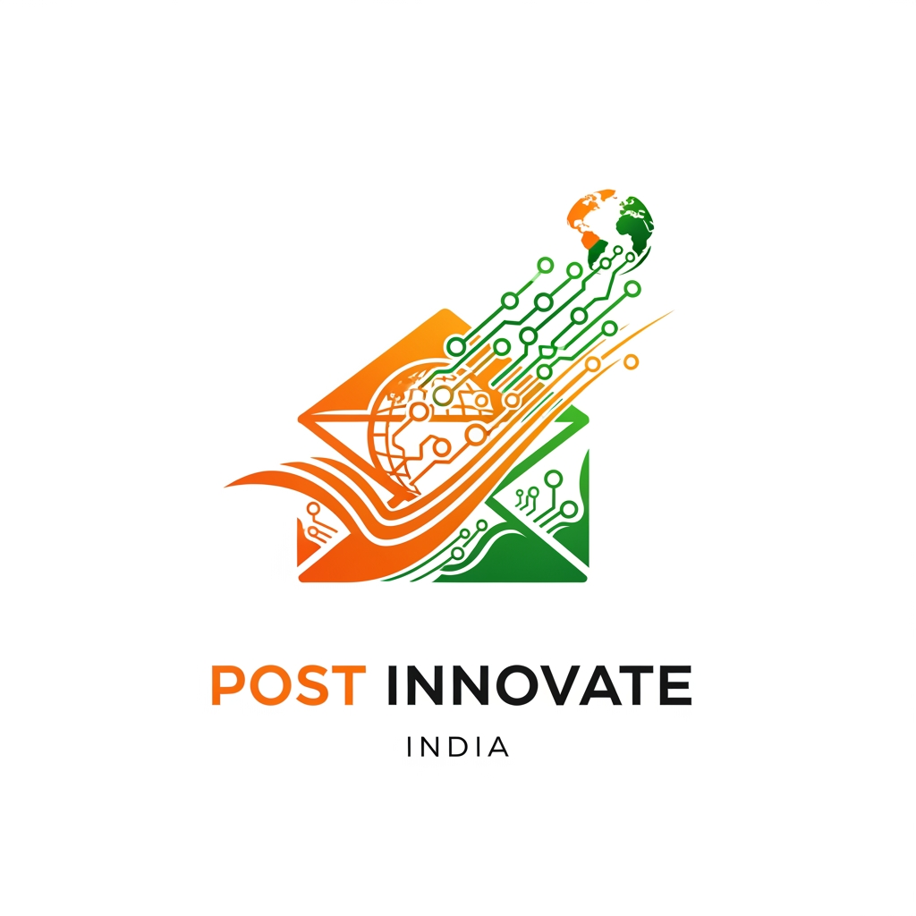 AI Design for Create an award-winning futuristic logo for a national Post Office innovation competition.
Concept: "The Evolution of Communication – From Traditional Letters to Digital Connectivity".
Design a unique minimal emblem where a traditional postal envelope smoothly transforms into a futuristic digital network symbol. Integrate a subtle Indian identity through abstract elements without using common symbols.
The logo should represent:
Trust, Connection, Speed, Technology, Heritage, and Future.
Create a powerful visual story:
- A flowing communication path connecting past, present, and future.
- Hidden symbolism of a letter, globe, digital circuit, and human connection.
-