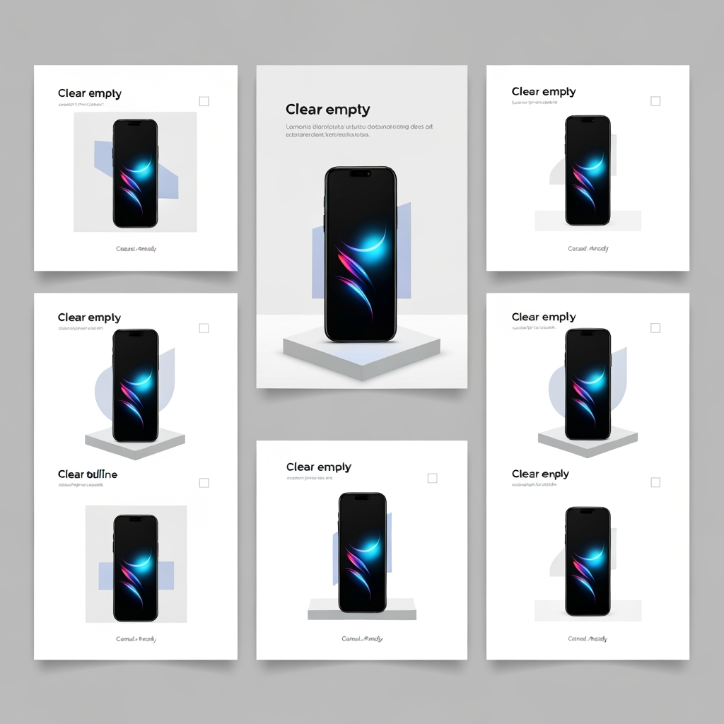 AI Design for Square social feed visual concept for Carousel posts for a product launch. Strong central subject, clean composition, platform-ready crop, cohesive color and mood, clear empty area for caption or headline to be added later, no readable text generated.