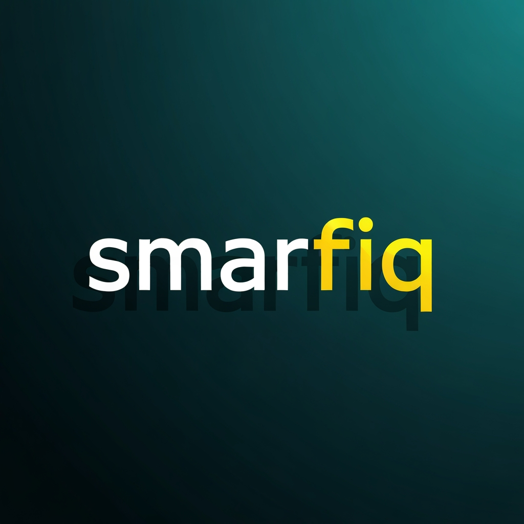 AI Design for smarfiq ka text logo chahiye