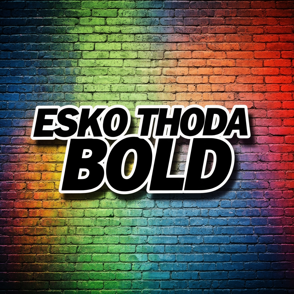 AI Design for ESKO THODA BOLD