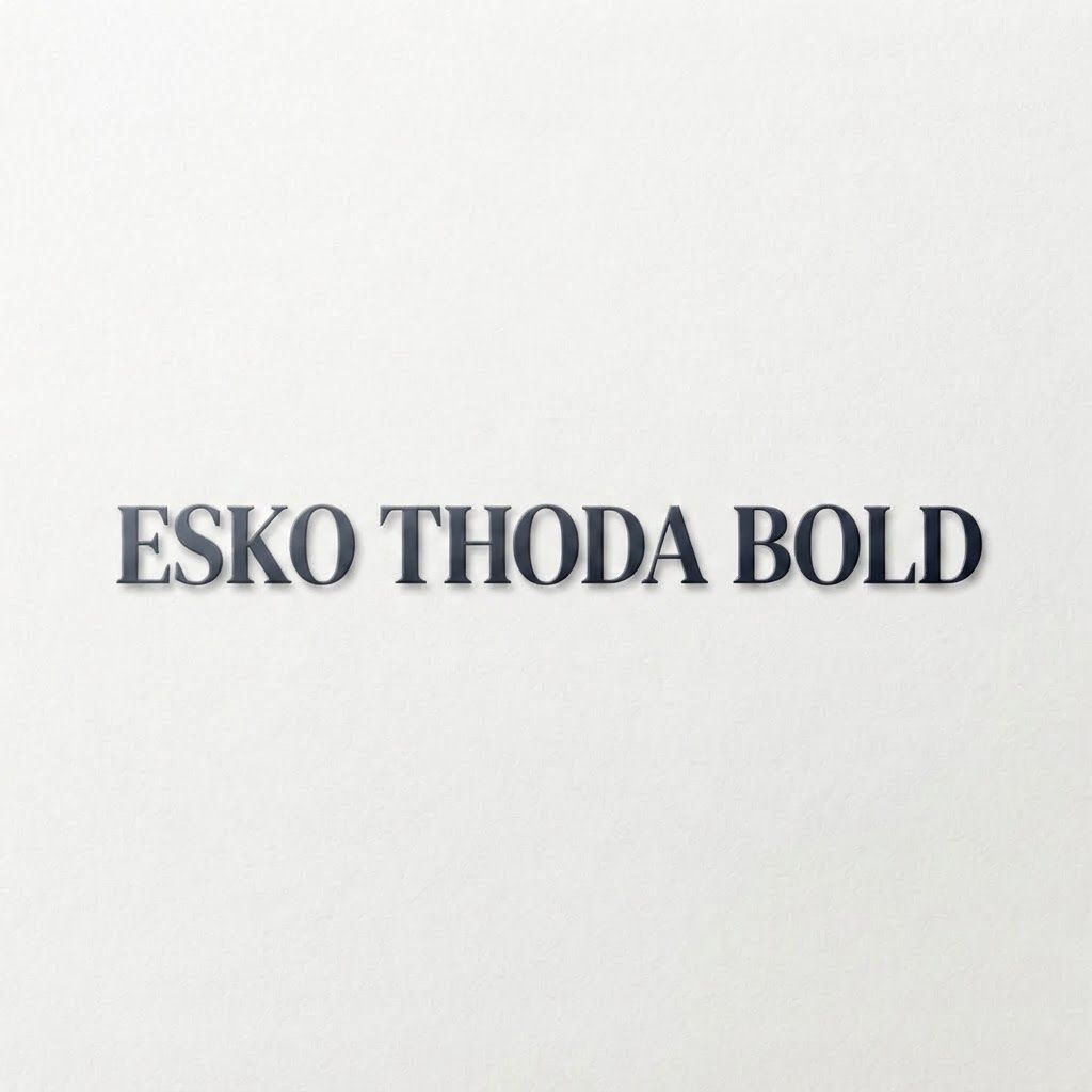 AI Design for ESKO THODA BOLD