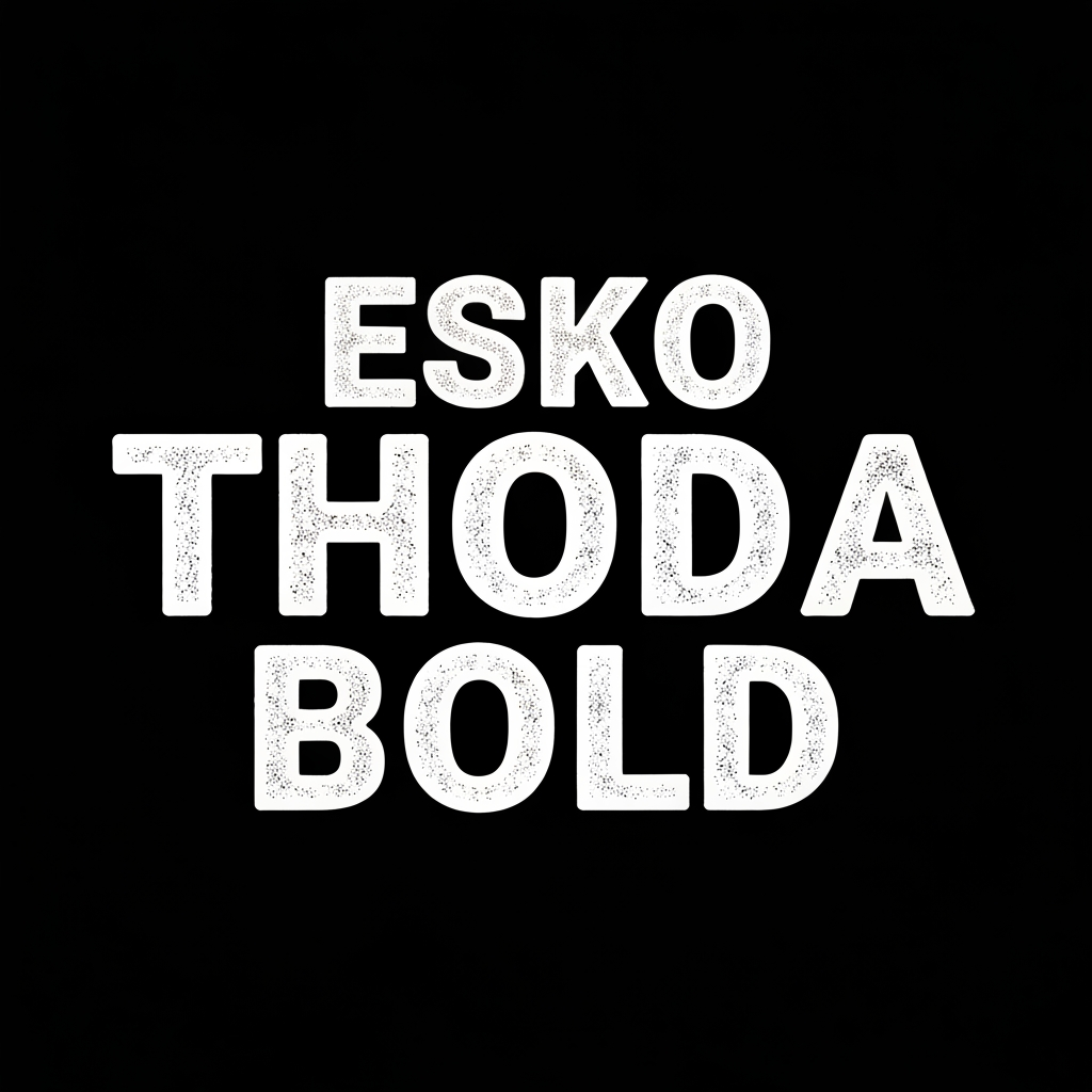 AI Design for ESKO THODA BOLD