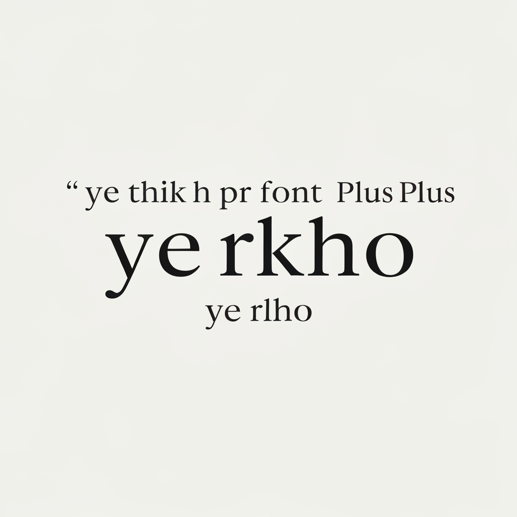 AI Design for ye thik h pr font Plus Jakarta Sans
ye rkho