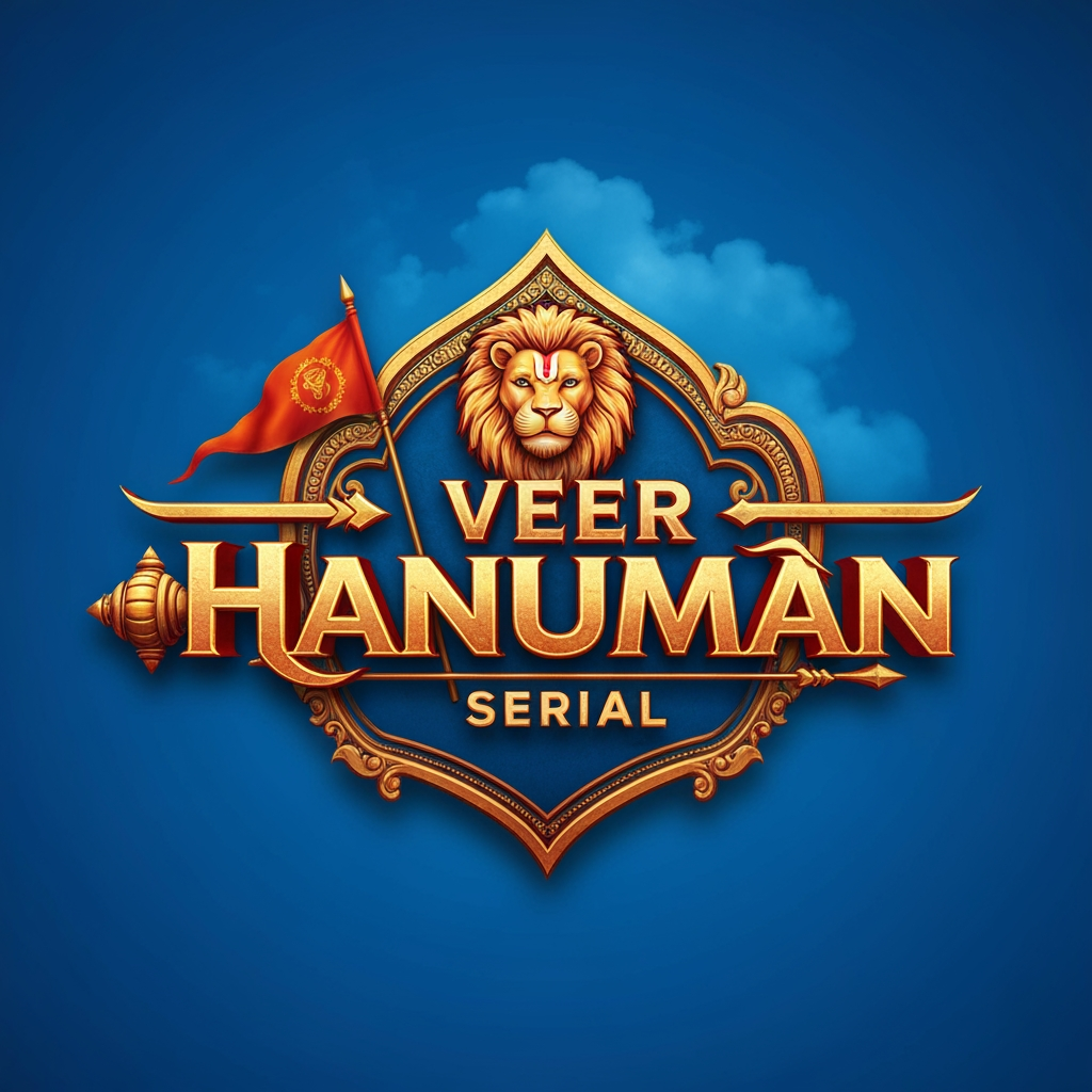AI Design for veer hanuman serial ye page ka naam hai mujhe niske lie acha sa logo bna kr de