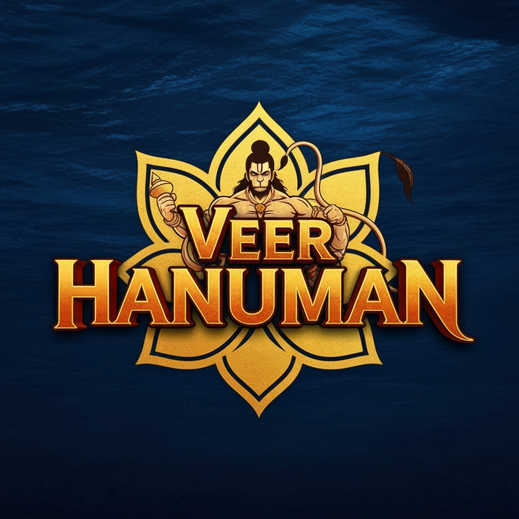 AI Design for veer hanuman serial ye page ka naam hai mujhe niske lie acha sa logo bna kr de