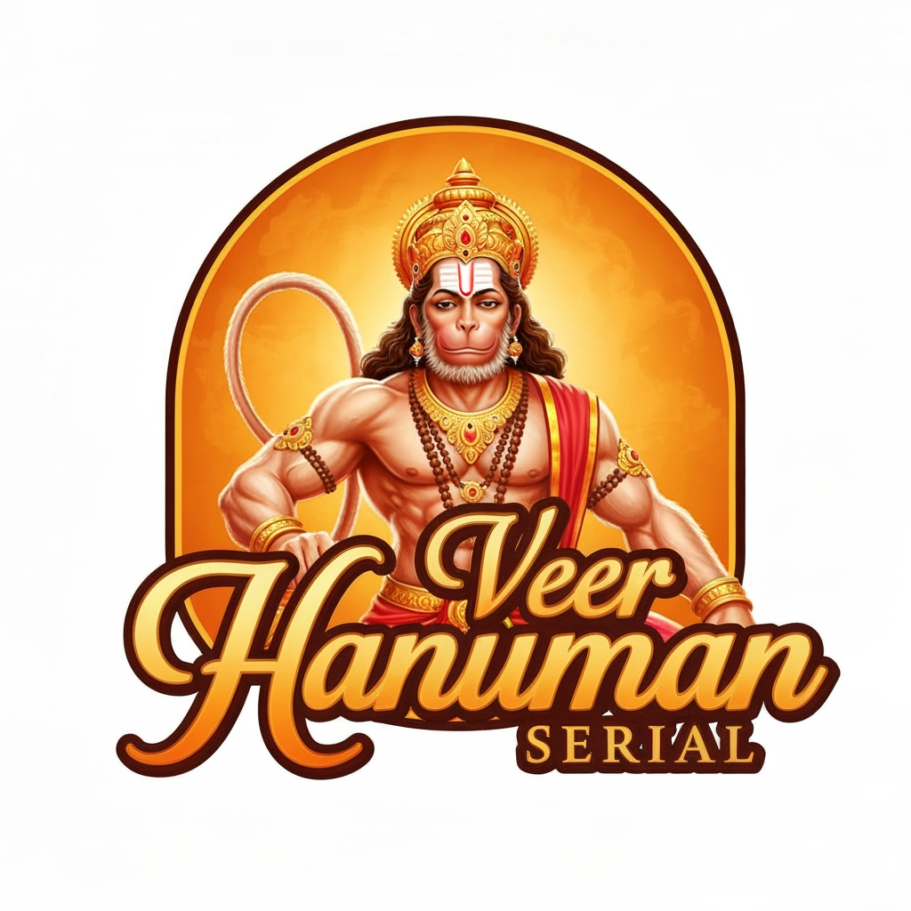 AI Design for veer hanuman serial ye page ka naam hai mujhe niske lie acha sa logo bna kr de