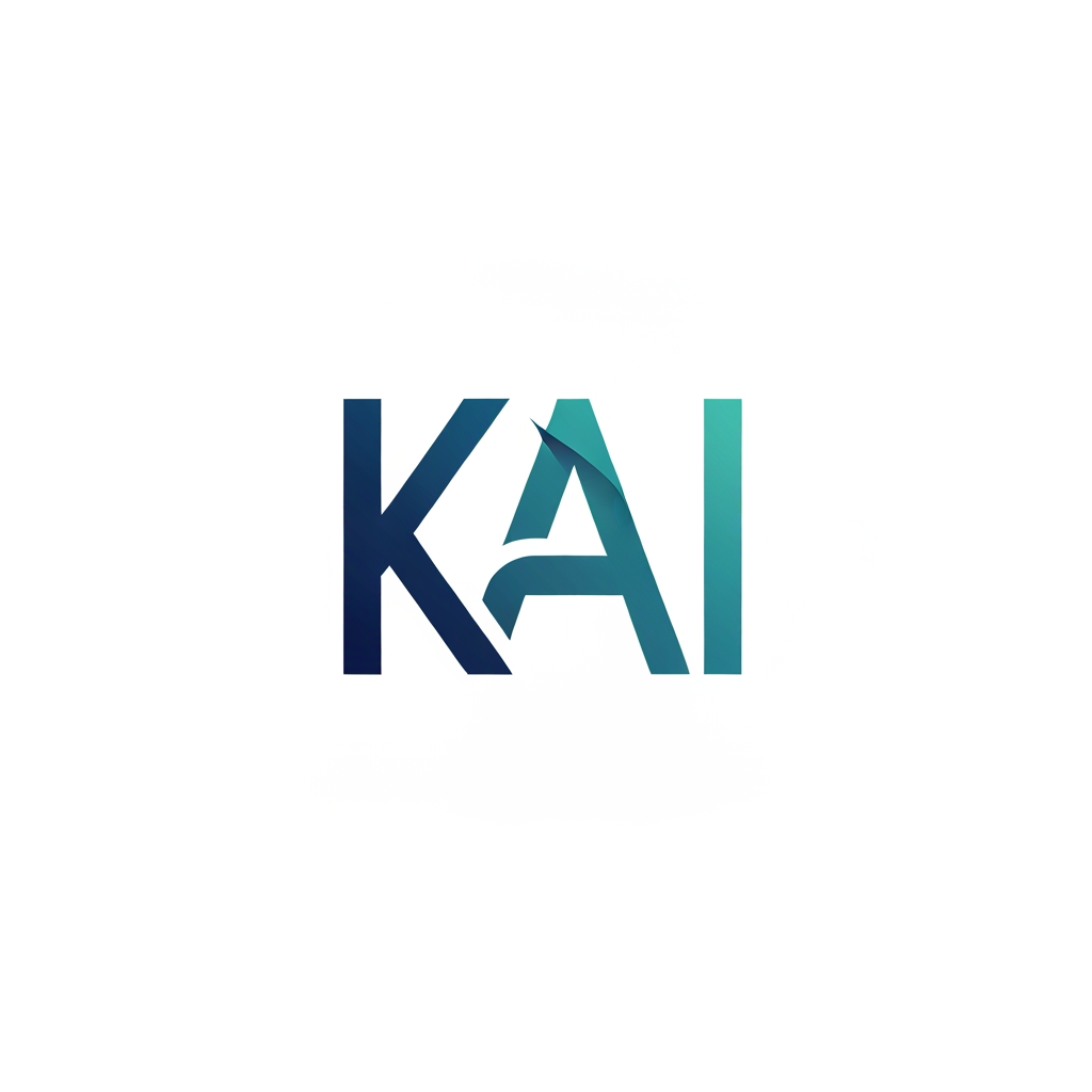 AI Design for create a monogram logo of KAIC