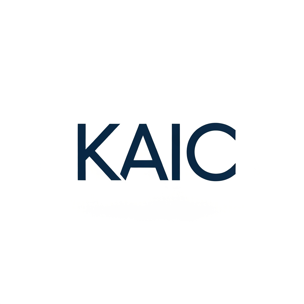 AI Design for create a monogram logo of KAIC
