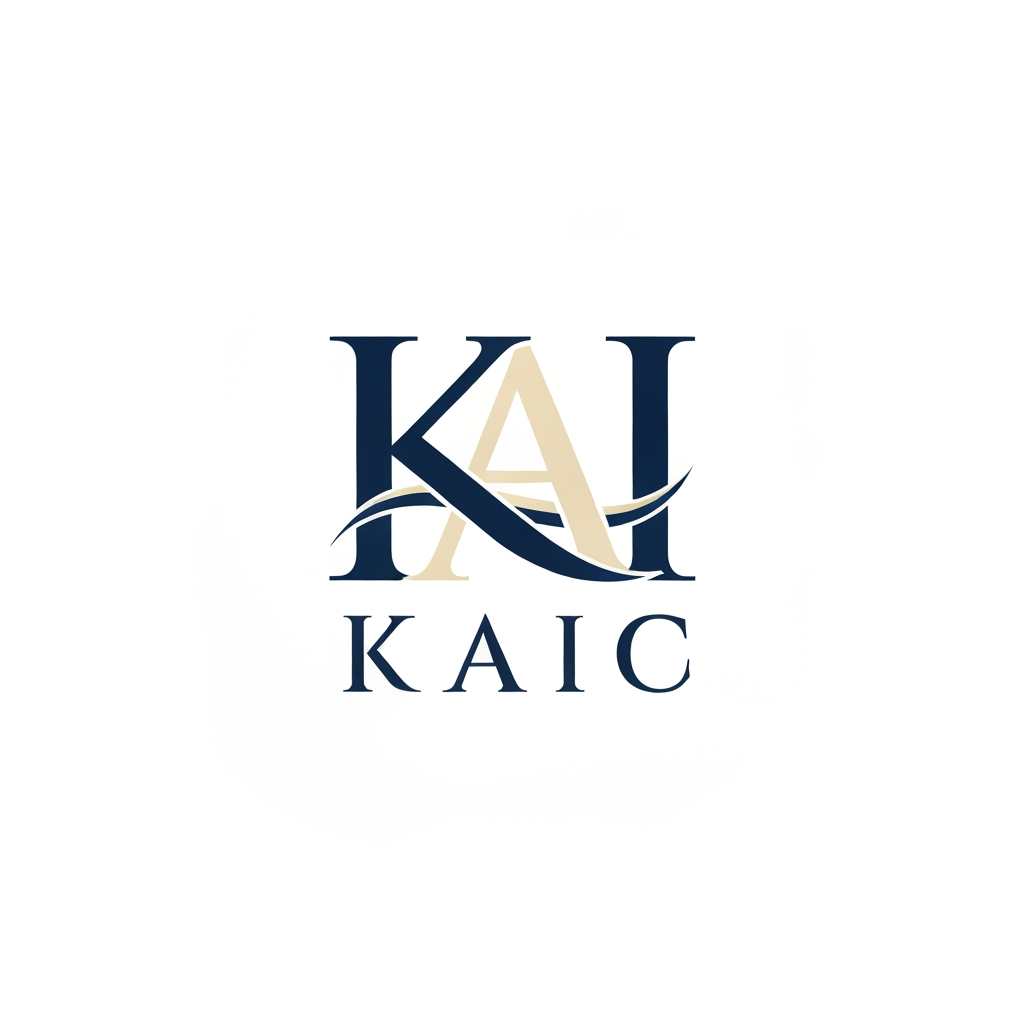 AI Design for create a monogram logo of KAIC
