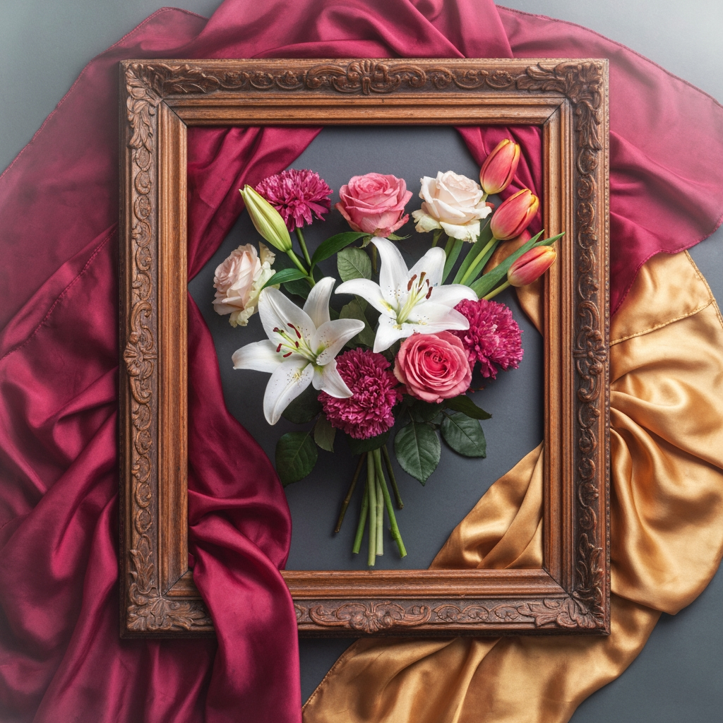 AI Design for Flowers, Frames, Cloths etc..