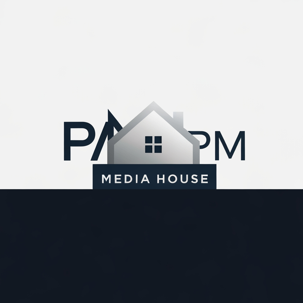 AI Design for I'm planning to start a media agency, but before launching it, I want to create an Instagram podcast page called "PM Media House." I want the brand to have a premium and professional identity, so I'd like to design a high-end logo that reflects quality, creativity, and trust.