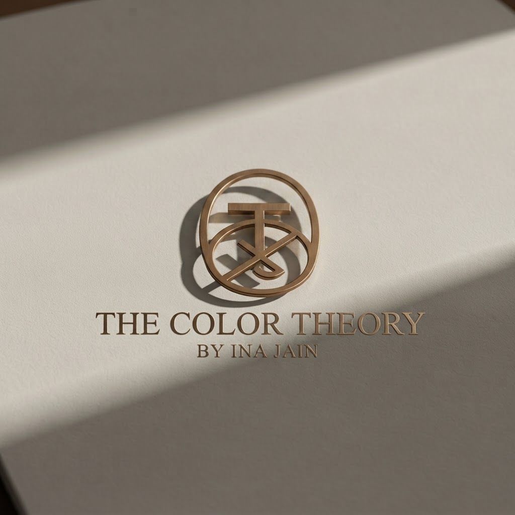 AI Design for Logo Design of The Color Theory By Ina Jain