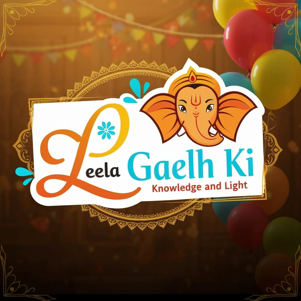 AI Design for Leela Ganesh Ki page ka name hai ujhe iske lie logo create krke do