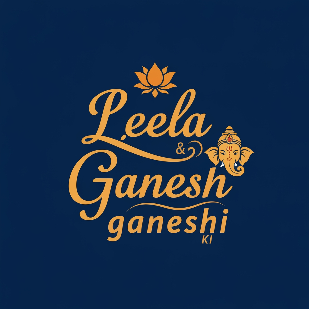 AI Design for Leela Ganesh Ki logo bnao iska
