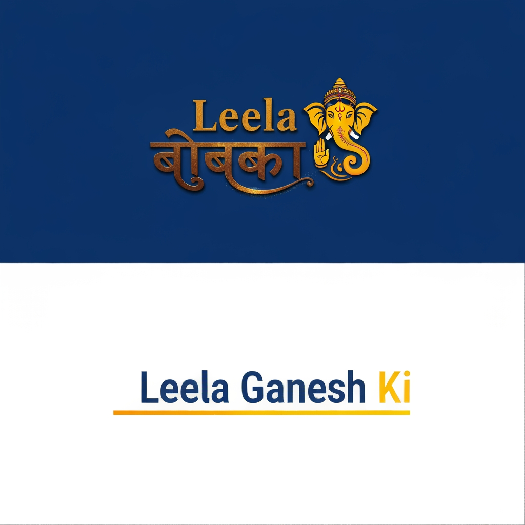 AI Design for Leela Ganesh Ki page ka name hai mujhe iske lie logo create krke do kuch uniqe sa do bna ke