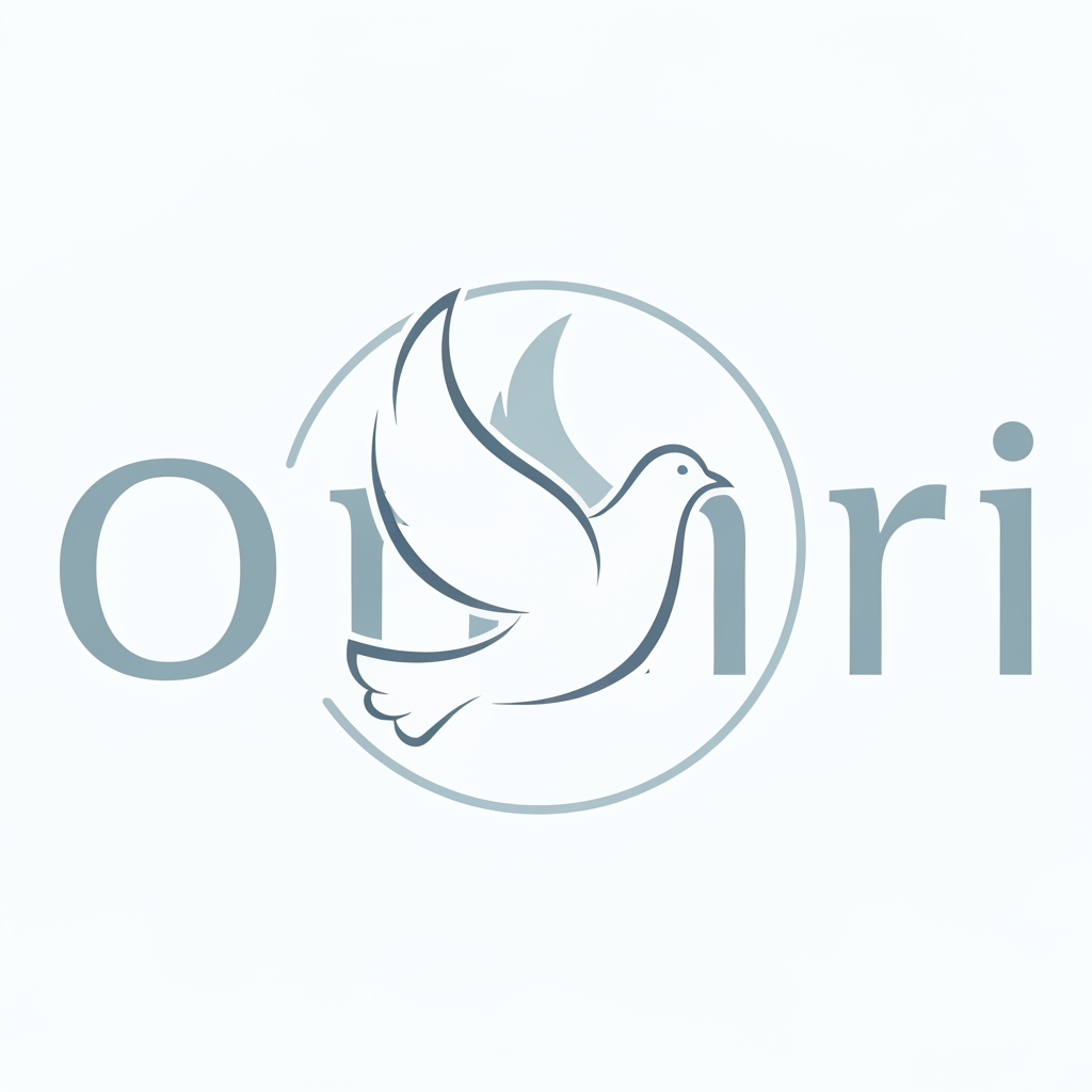 AI Design for omri this is our cmpy name i need logo for this name . but this logo meanies peace