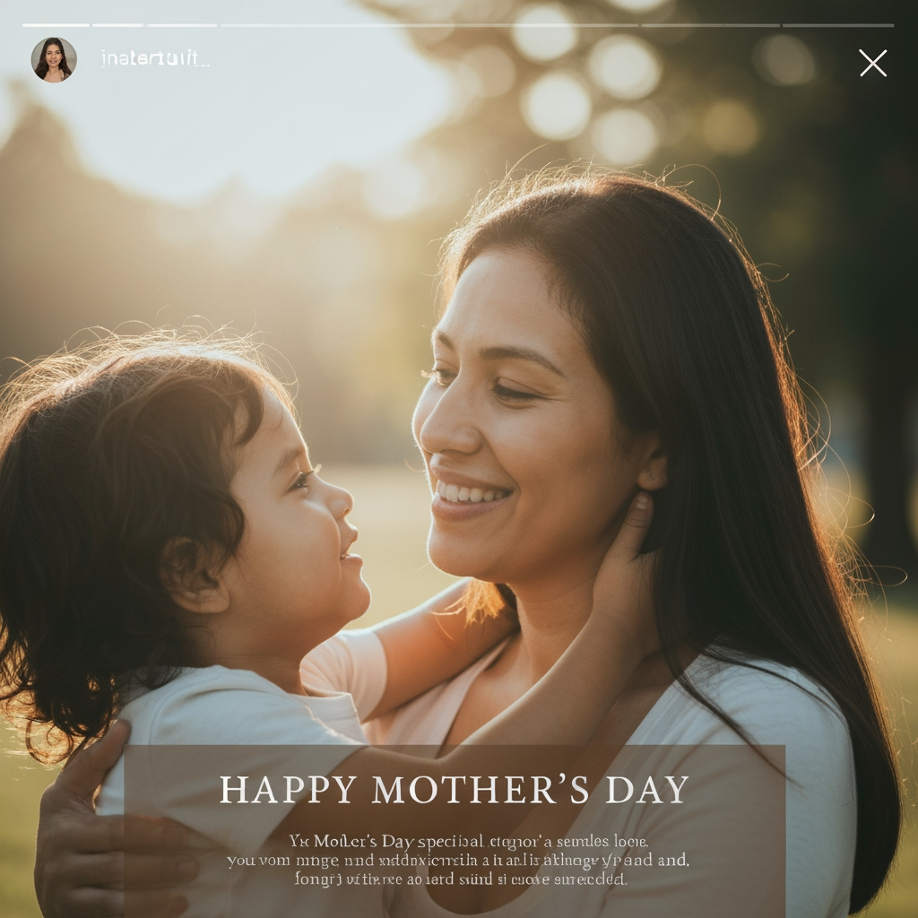 AI Design for createa mothers day post