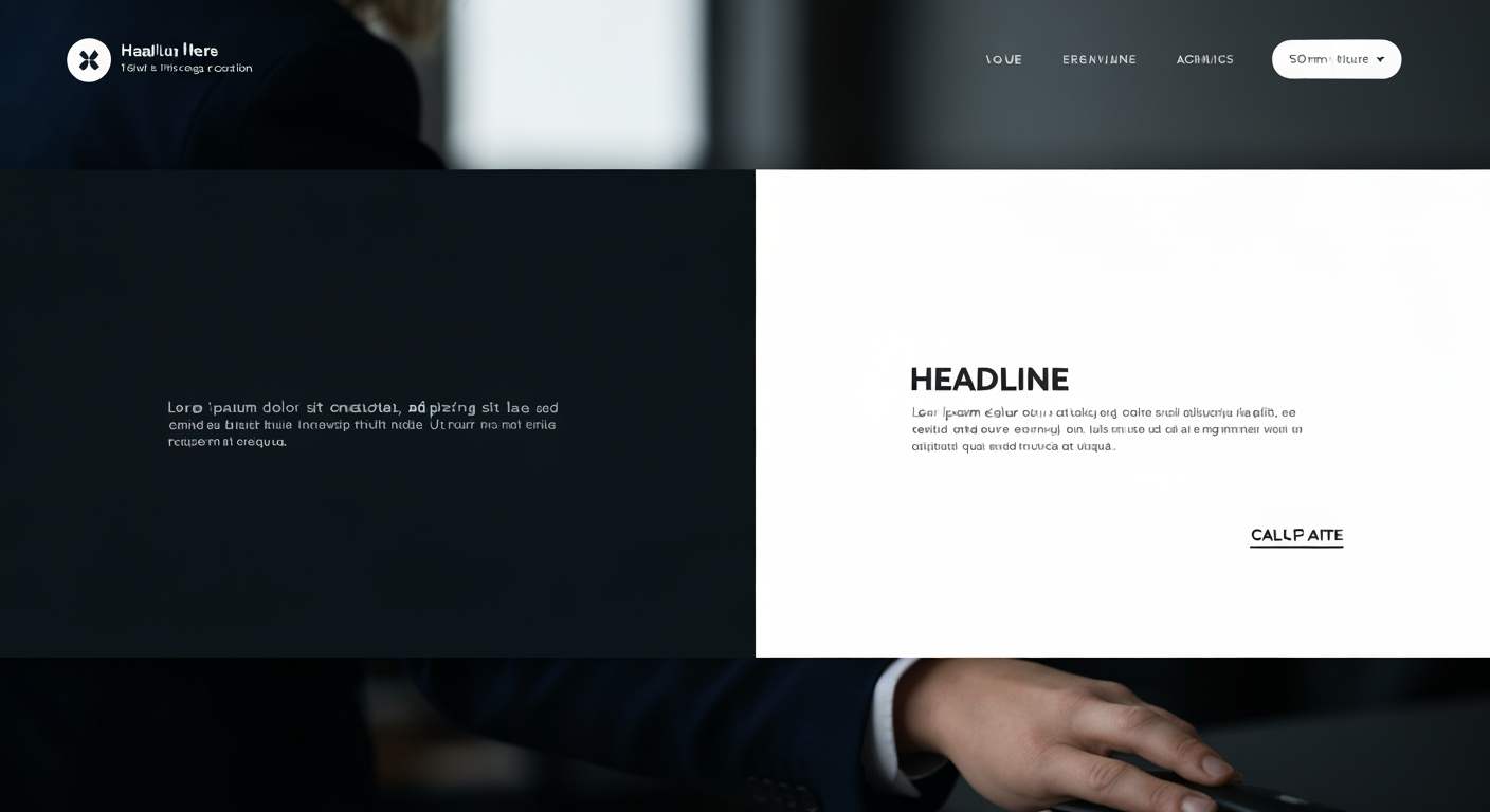 AI Design for Website hero image concept for logo creation. Wide polished digital brand visual, clear focal identity element, cohesive colors and atmosphere, generous negative space for headline and CTA to be added later, no rendered UI text.