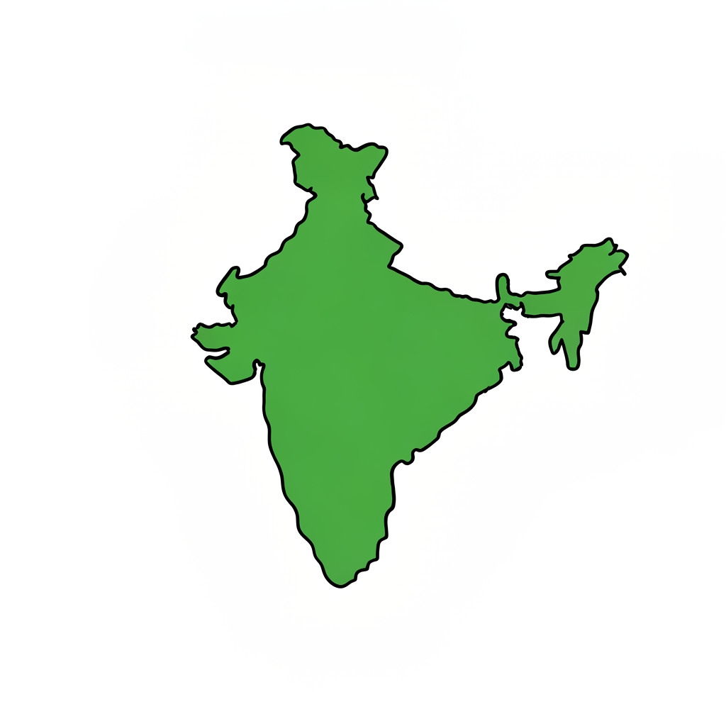 AI Design for Icon: A minimalist, stylized globe or circular orbit wrapping around a subtle map outline of India.Colors: Deep navy blue (representing trust) combined with vibrant electric blue and a touch of saffron.Typography: Clean, bold, sans-serif font for "INDIA", with "360" styled inside a circular badge or target icon. please create a logo