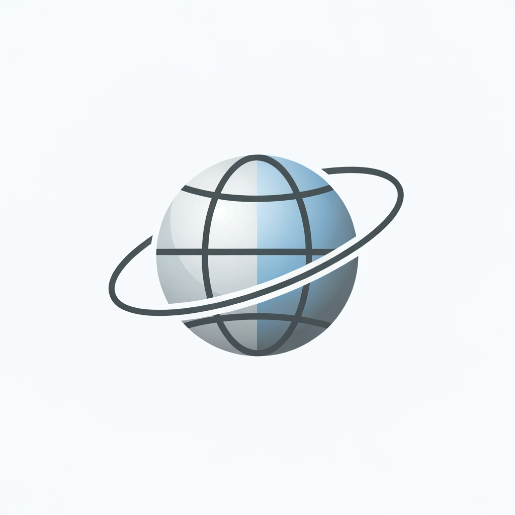 AI Design for Icon: A minimalist, stylized globe or circular orbit wrapping around a subtle map outline of India.Colors: Deep navy blue (representing trust) combined with vibrant electric blue and a touch of saffron.Typography: Clean, bold, sans-serif font for "INDIA", with "360" styled inside a circular badge or target icon. please create a logo