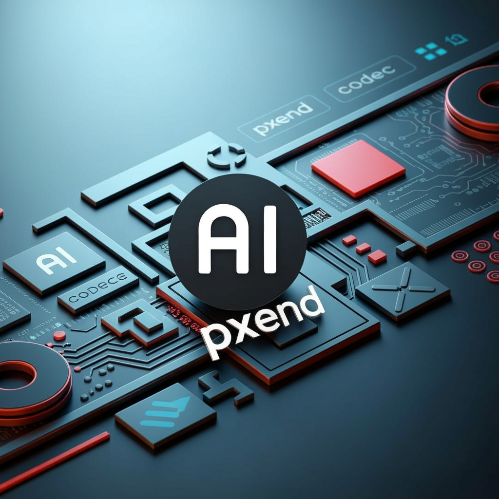 AI Design for no simple aik logo ho kuch codec related pic ho aur pxend likha ho