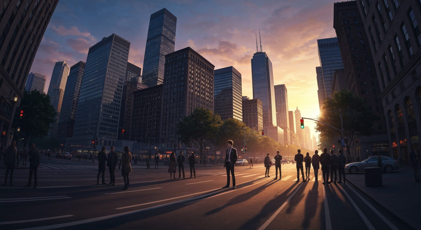 AI Design for Cinematic wide environment concept for Brand identity for my personal brand. Expansive scene, atmospheric depth, clear visual story, strong lighting direction, polished concept-art quality.