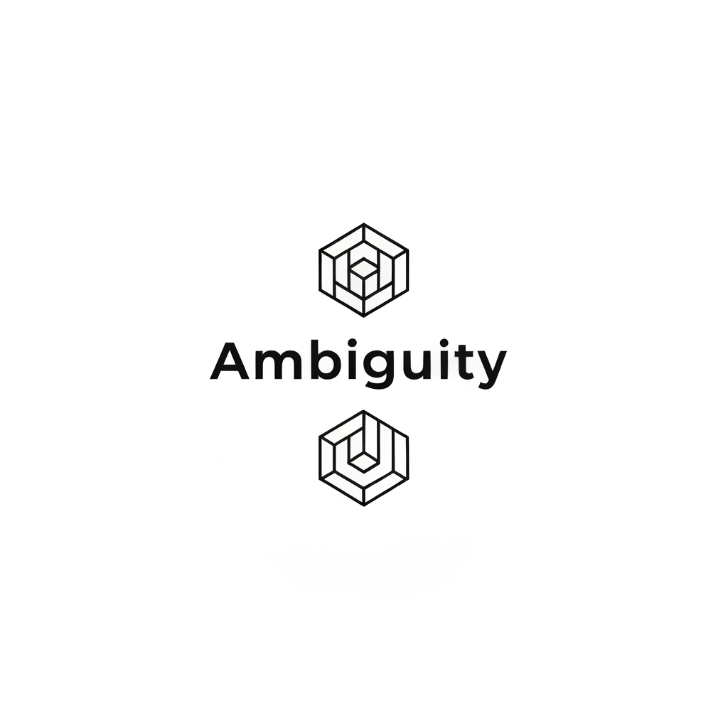 AI Design for Design a minimalist, modern logo for a company named 'Ambiguity' — a two-person web design and development studio that builds fast, custom digital experiences (full-stack web apps, marketing sites, platforms) using a modern tech stack like React, Next.js, and thoughtful motion design. The studio is small, deliberate, and treats every client project like its own product — precise, confident, unconventional.
Let the mark reflect the name itself: something that reads two different ways, or reveals a second meaning the longer you look at it — playing on the idea of 'ambiguity' as depth and duality rather than confusion. Clean geometric vector style, single color, no gradients, no text in the icon, centered composition, plenty of negative space. Aesthetic in the spirit of Vercel, Linear, or Stripe — minimal, sharp, tech-forward.
generate more