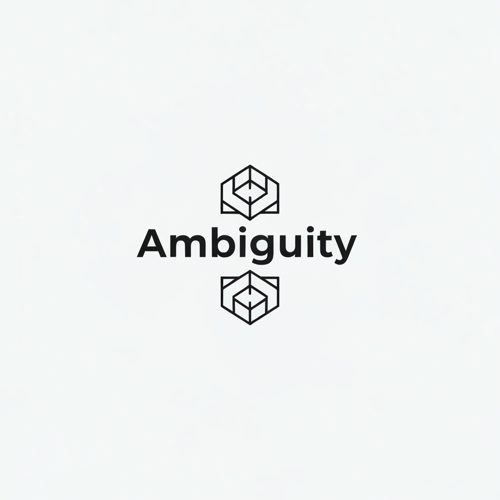AI Design for Design a minimalist, modern logo for a company named 'Ambiguity' — a two-person web design and development studio that builds fast, custom digital experiences (full-stack web apps, marketing sites, platforms) using a modern tech stack like React, Next.js, and thoughtful motion design. The studio is small, deliberate, and treats every client project like its own product — precise, confident, unconventional.
Let the mark reflect the name itself: something that reads two different ways, or reveals a second meaning the longer you look at it — playing on the idea of 'ambiguity' as depth and duality rather than confusion. Clean geometric vector style, single color, no gradients, no text in the icon, centered composition, plenty of negative space. Aesthetic in the spirit of Vercel, Linear, or Stripe — minimal, sharp, tech-forward.
generate more