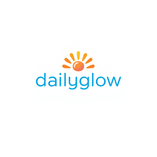 AI Design for DailyGlow a skincare and haircare monitoring and tracking mobile app which logs your daily progress.