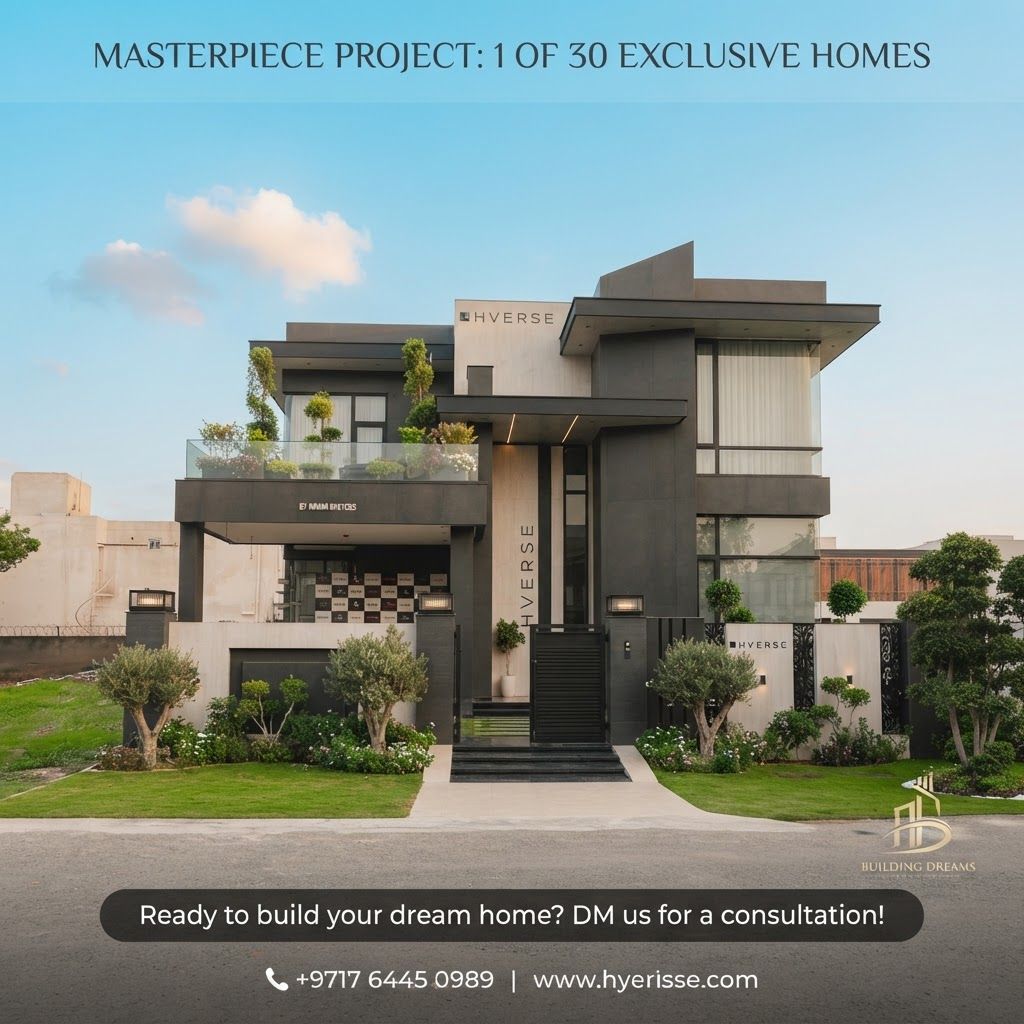 i have a construction company and i want a post for my insta profile which attract clients for me  this is my project