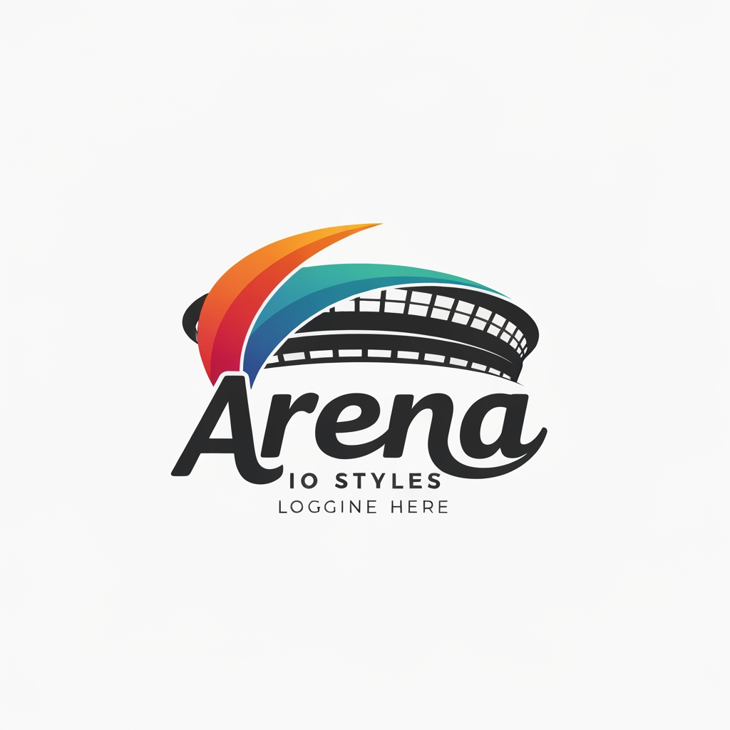 maka a logo for my website style arena