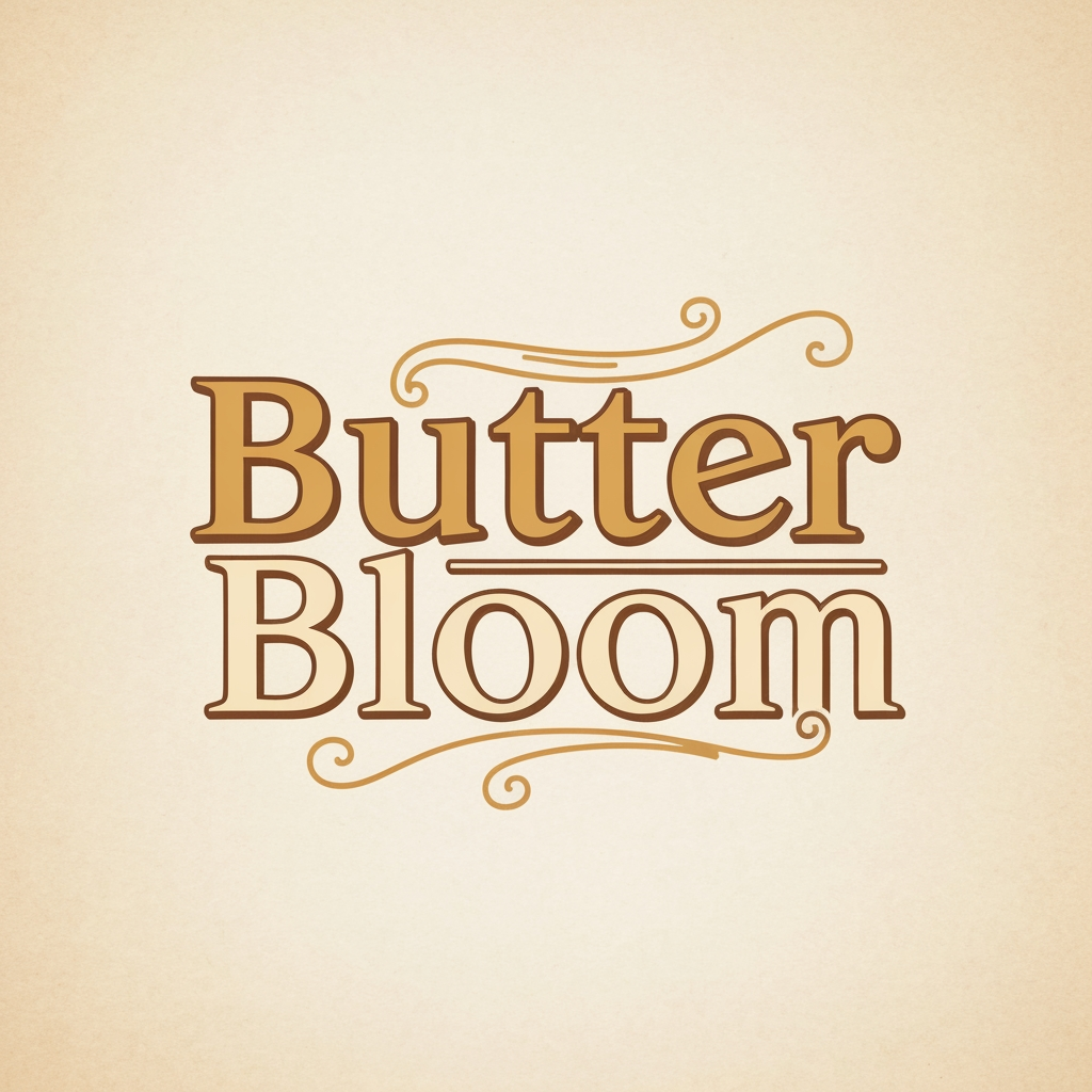 give image of logo name with Butter Bloom