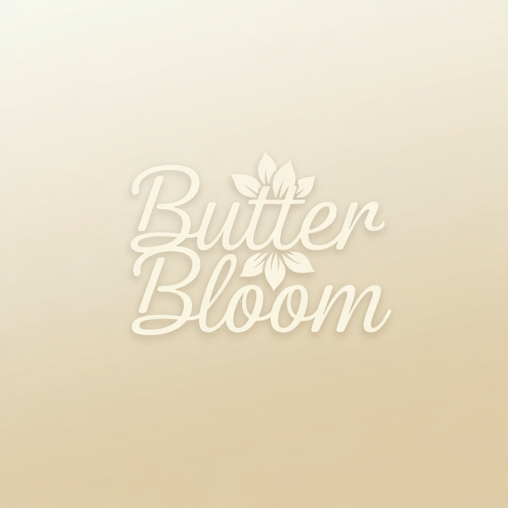 give image of logo name with Butter Bloom